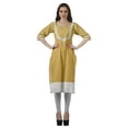 thumbnail image 3 of Moomaya Designer Straight Kurti For Women Printed Indian Tunic Top Long Kurta, 3 of 6