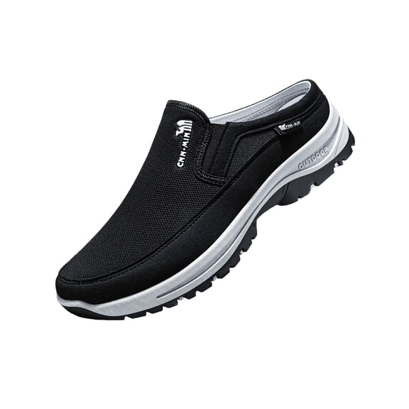 Large-Sized Men's Lightweight Canvas Shoes - Soft and Comfortable Casual Shoes,Men's Slip-on Sneakers Loafers