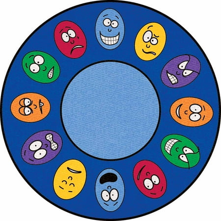Expressions - 9’ Round Large Kids Rug 