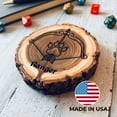 thumbnail image 5 of Dungeons and Dragons Real Wood Ranger DnD Coaster | DnD Accessories | DnD Gift for Men | Dungeon Master Gift | DnD Stuff | D&D Gifts, 5 of 10