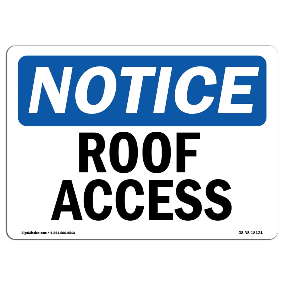 Details about  / Notice Attic Access Point OSHA Label Decal 7x5 inch Vinyl for Facilities by...