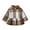 Brown, variant on Toddler Girls Long Sleeve Plaid Prints Ruffles Coat Jacket Kids Jacket Tops Leather Coats 12-18 Months