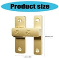 thumbnail image 5 of Easy Installion Designs 180 Degree Door Latches Lock for Extra Privacy in Hotel Offices Supplies and Garages Use, 5 of 15