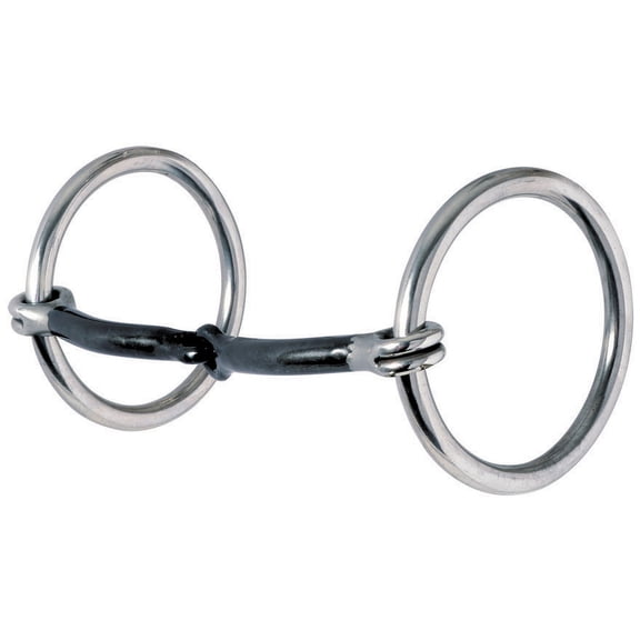 Traditional Loose Ring - 3/8 Smooth Sweet Iron Snaffle by Reinsman