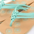 thumbnail image 2 of Flip Flops for Women | Comfortable Durable Summer Beach Sandals with Non-Slip Weatherproof Sole | Stylish Casual Footwear for Poolside, Beach, Outdoor Activities (Size-7-Aqua), 2 of 7