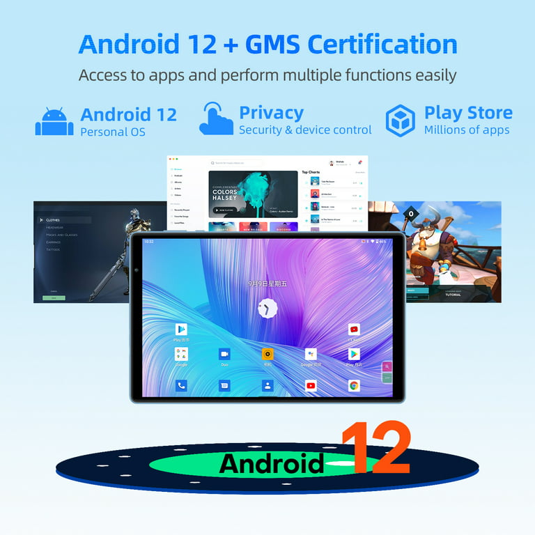 TECLAST Tablet Teclast 8GB RAM y 128GB ROM 10.1 IPS Android 12