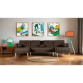 thumbnail image 1 of Sala Modular Doble Chaise Makora Brandon con Memory Foam y Respaldo Ajustable Lino Chocolate, 1 of 7
