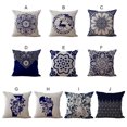 thumbnail image 4 of justharion Chinese Style Cushion Case Cover Retro Lightweight Double Sided Pattern Thicken Washable Cute Hug Pillowcase Bedroom Chair Type 7, 4 of 7