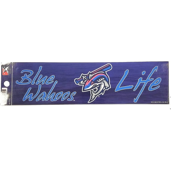 Rico Industries Pensacola Blue Wahoos Wahoo Life Bumper Sticker