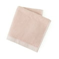thumbnail image 6 of Welhome Textured Pique Weave 6 Piece Bath Towel Set, Blush, 6 of 7