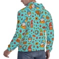 thumbnail image 6 of Haiem fall cute gnome Pumpkin Patterned Men's Hoodie with Kangaroo Pocket - Ideal Pullover Sweatshirt for Daily Wear, Travel, and Home-Large, 6 of 7