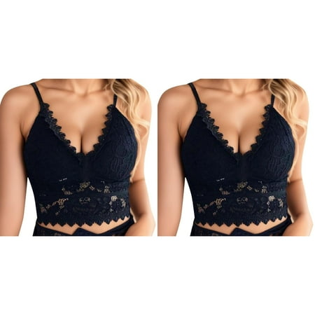 Wijhcboe 2 Pack Women plus Size Christmas Lingerie for Women 3x Bra Crop Vest Lingerie Night Robe Women Lingerie V Neck Plus Size Xmas Lingerie Sexy Wireless Underwear Camisole X Pasties for Women H