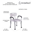 thumbnail image 1 of Andafacil® Silla para Baño Extra Resistente Regular, 1 of 8