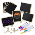 thumbnail image 4 of Raindrops Mini Chalkboard Signs for Daily Use Wooden Small Chalk Board with Watercolor Pens Assorted Color 1 Set, 4 of 8