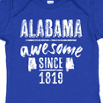 thumbnail image 4 of Inktastic Alabama Awesome Since 1819 Boys or Girls Baby Bodysuit, 4 of 5