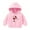 Pink, variant on Zwiiyzr 2025 Girls Hooded Sweatshirt Long Sleeve Pullover Crop Tops Kids Fleece Sweatshirts For 5-14 Years Hot Pink