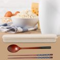 thumbnail image 4 of Soporte para palillos, portátil, reutilizable, respetuoso con el medio ambiente, palillos, tenedor, cuchara, funda, tenedor, cuchara, integración perfecta, 4 of 8
