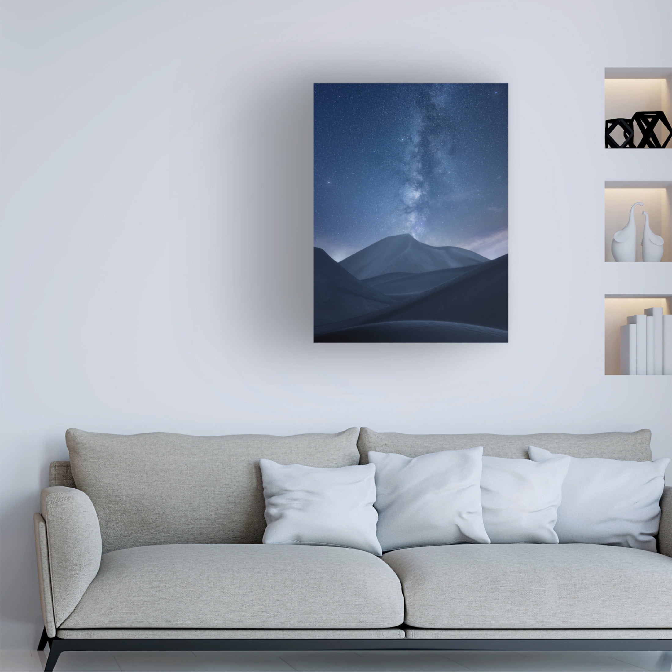 Trademark Fine Art Ahmed Sulaiman Alshehhi Dunes View Point Canvas Wall Art