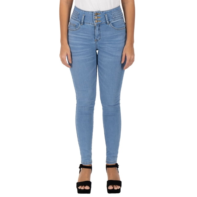 Pantalón Skinny Britos Jeans Mujer Azul Magic Pomp 025242