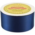 thumbnail image 4 of Leeqe Double Face Satin Ribbon 2 Inch X 25 Yards Polyester Navy Blue Ribbon For Gift Wrapping Very Suitable For Weddings Party Hair Bow Invitation Decorations And More, 4 of 5