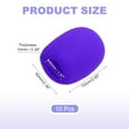 thumbnail image 2 of Uxcell 10pcs Microphone Foam Covers, 40mm (1.57") ID 10mm (0.39") Thickness Microphone Windscreen Foam Cover for Most Handheld Microphones, Purple, 2 of 6