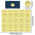 thumbnail image 1 of SHISUYAN 10 Sheets Embossing Stickers Graduation Cap Certificate Seals Embossed Self-Adhesive Stickers for Graduation Invitations DIY Party Favors Wrapping, 1 of 8
