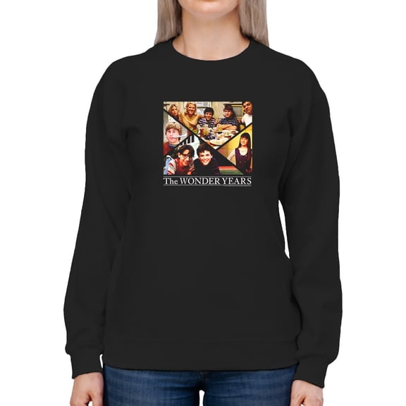 Main Characters The Wonder Years Sweatshirt Women -T-Line Designs, Female Small