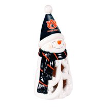 Auburn Tigers LED 8" Snowman Lit Garden Statue