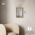 thumbnail image 5 of Pearl Glimmer Canvas Elegant Gold Abstract by Art Remedy, Gold Frame, 10" x 15", 5 of 7