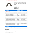 thumbnail image 2 of Front Sway Bar Bracket - Compatible with 2001 - 2006 Chevy Silverado 3500 2002 2003 2004 2005, 2 of 2