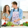 thumbnail image 6 of Moons Planets Stars 5 Pcs Kitchen Set Heat Resistant Oven Mitts and Non-Slip Pot Holders with Adjustable Cooking Apron, 6 of 6