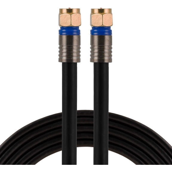 Ge Jasco 87653 12' Rg6 Quad Shield Coax Cable