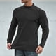 thumbnail image 5 of pstuiky Camisas para hombre de manga larga, Blusas casuales de manga larga con cuello redondo y color liso para hombre camisetas de hombre xl, 5 of 5