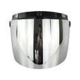 thumbnail image 1 of Motorcycle Helmet Visors Bubble Mirror Three Button Type Retro Open Face Helmet, 1 of 8