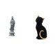 thumbnail image 1 of Estatua de Guan Yin,Estatua de Guan Yin para decoración del hogar.,Escultura de Kuanyin,figurita,decoración china,regalos,Figura de escritorio,Estatua de gato,linda, 1 of 8