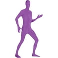thumbnail image 4 of Men's Full Body Costume Face Cover Bodysuits Novelty One Piece Cosplay Outfit for Dance Stage Performance, 4 of 6