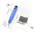thumbnail image 5 of Deburring Tool With 10 Extra Blades Works On Metal Resin PVC And 3D Printed Edges Great For PVC Pipes Resin Art And Metal Work, 5 of 5