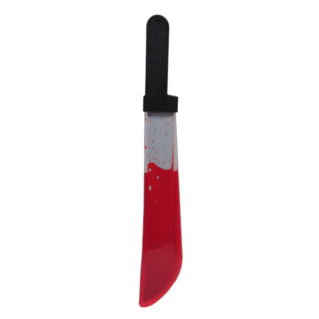 Machete sangrante Accessory Fun World de 21 cm con sangre teatral