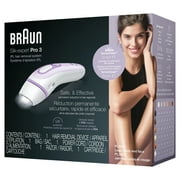 Braun Silk Expert Pro 3 PL3012 Latest Generation IPL for Women, Permanent Hair Removal