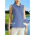 thumbnail image 7 of TRYSIL Women's Sleeveless Golf Polo Tennis Shirts Casual Collared Quick Dry Lightweight Top,Size(XS-2XL), 7 of 7