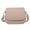 Khaki, variant on Fashionable Faux Leather Crossbody Bag for Women Candy Color Flap Covers Small Satchel with Adjustable Shoulder Strap