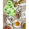 thumbnail image 4 of St. Patrick's Day Kitchen Dish Towels for Drying Dishes Set of 4, Watercolor Shamrock Polka Dots Light Green Waffle Weave Microfiber Hand Tea Bathroom Towels Quick Dry & Absorbent Towel 15.7x23.6, 4 of 7