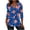E#Navy, variant on 4th of July Outfits for Women American Flag V Neck Shirt 3/4 Sleeve Casual Tops Usa 250th Anniversary Shirt Holiday Tunic Tops