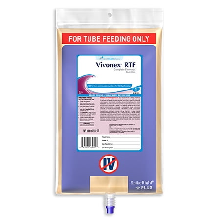 GTIN 043900362809 product image for Vivonex RTF Tube Feeding Formula  1000 mL Bag Ready to Hang Adult 1 Count | upcitemdb.com