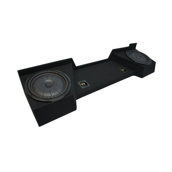 07-13 Chevy Silverado Ext Cab Truck Kicker CompVT CVT12 Dual 12" Sub Box 2 Ohm