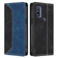 thumbnail image 2 of Phone Case for Motorola Moto G Pure FOXDOCK Premium Leather,Creative Dual-Color Cover with Card Slot,Shockproof, 2 of 7
