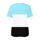 thumbnail image 5 of Blusa informal con cuello en V y manga corta con estampado de verano para mujer con estilo OAVQHLG3B Store  lin121212, 5 of 5