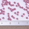 thumbnail image 4 of MIYUKI Round Rocailles Beads Japanese Seed Beads 11/0 (RR1338) Dyed Silverlined Rose 2x1.3mm Hole: 0.8mm about 1111pcs/10g, 4 of 5