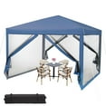 thumbnail image 2 of Pinypikaka 10'x10' Pop Up Canopy Tent with Mesh Netting and Roller Bag for Outdoor, 2 of 7