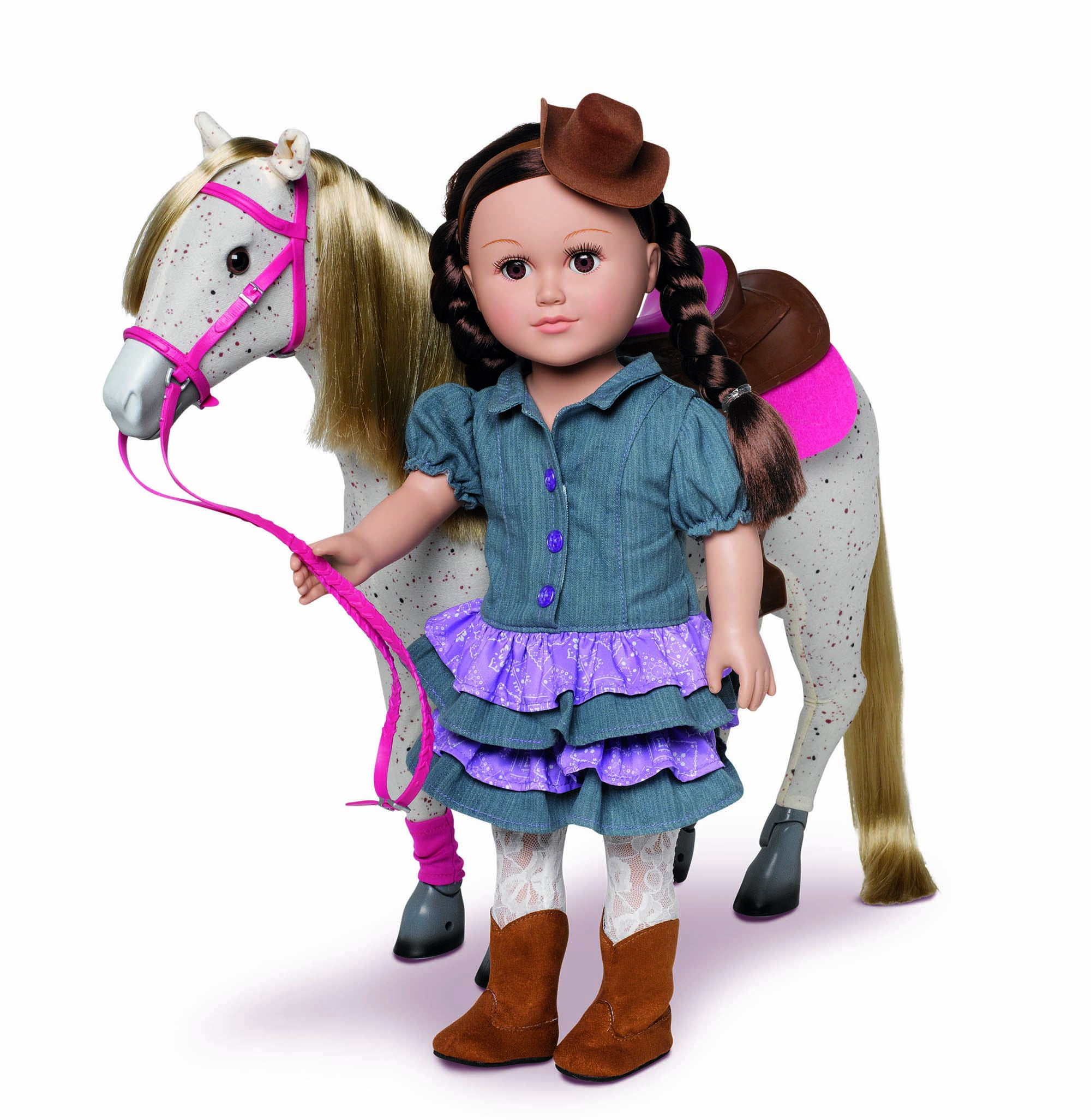 My life cowgirl store doll with horse